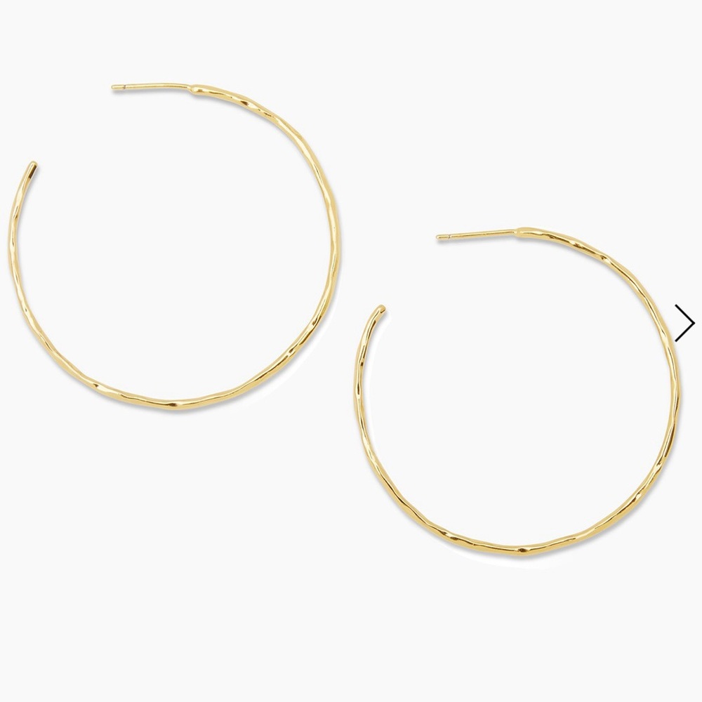 Gorjana Gold Plated Taner Hoop Earring